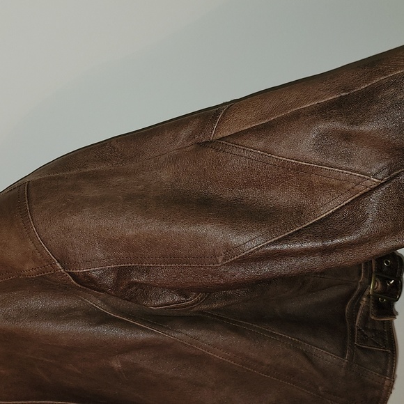 Wilsons "Adventure Bound" Vintage Leather Aviator Jacket - Picture 8 of 8